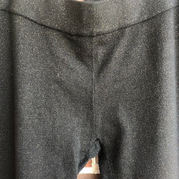 Express black leggings with gold sparkles - Picture 4 of 6